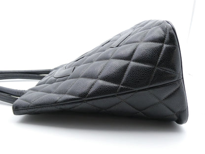 CHANEL Reissue Tote Bag Caviar Skin Coco Mark