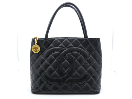 CHANEL Reissue Tote Bag Caviar Skin Coco Mark