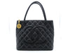 CHANEL Reissue Tote Bag Caviar Skin Coco Mark