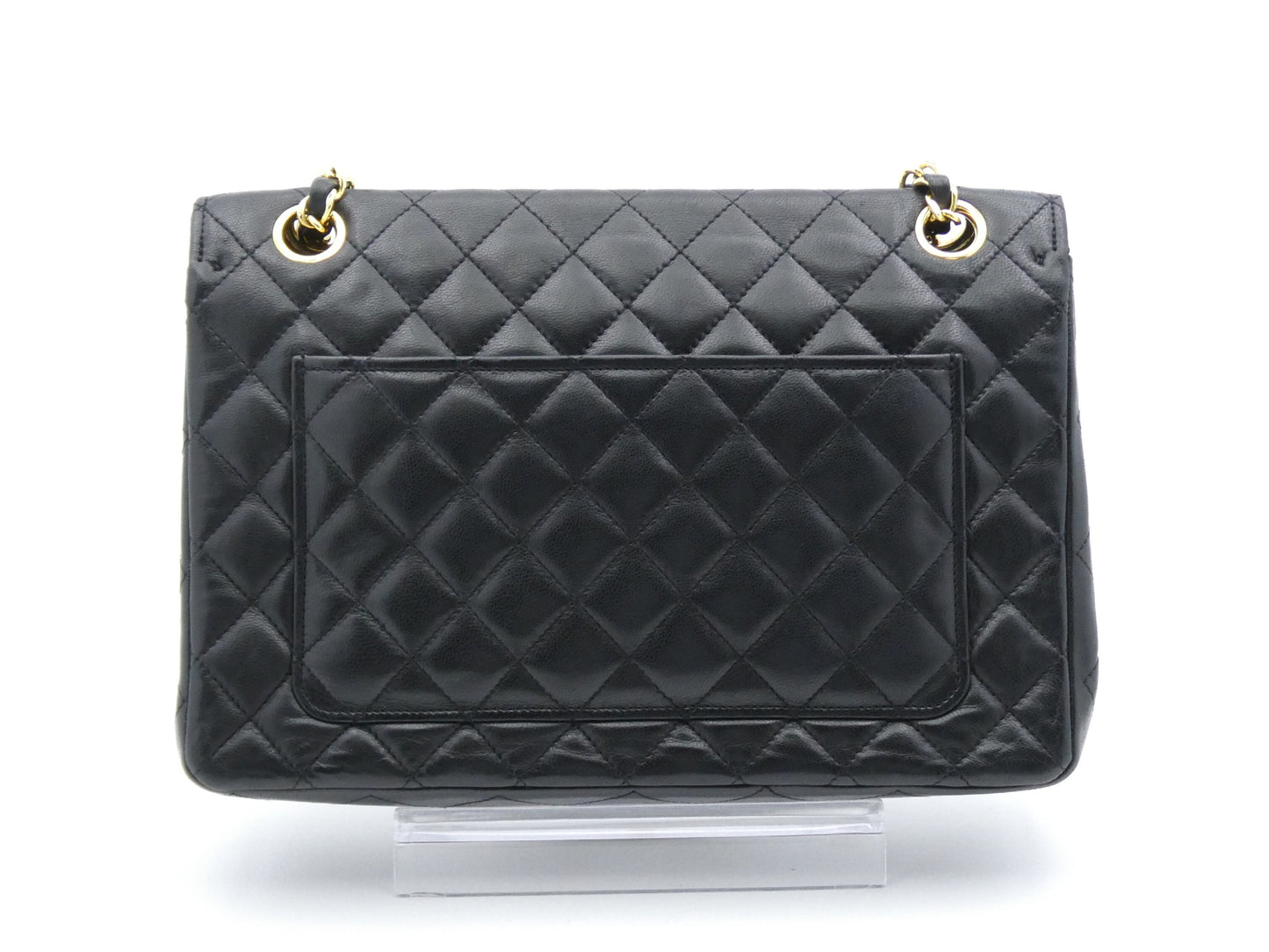 CHANEL Matelasse Round Coco Mark Double Chain Shoulder Bag