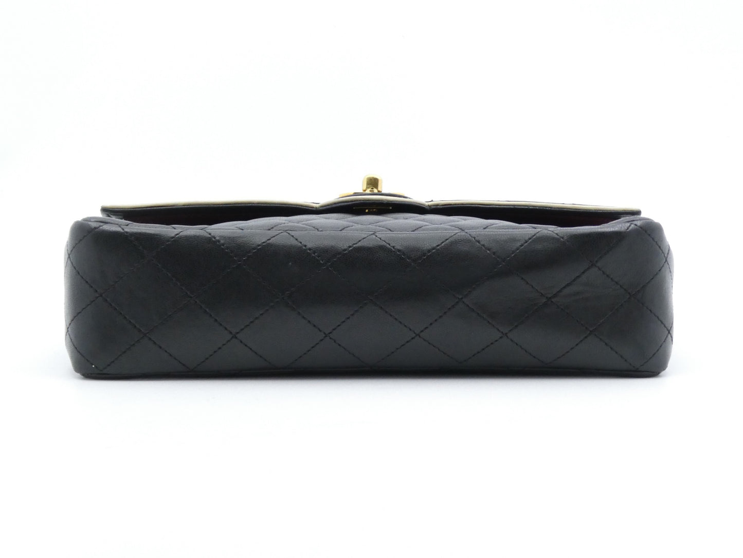 CHANEL Matelasse Round Coco Mark Double Chain Shoulder Bag