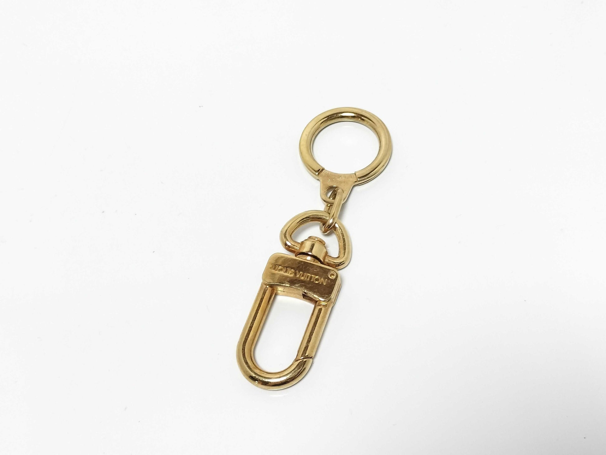 LOUIS VUITTON Anocre Key Ring, Metal, Gold, M62694, Key Case/Key Holder