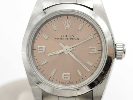 ROLEX 76080 A50*272 Brown Dial Women's Watch