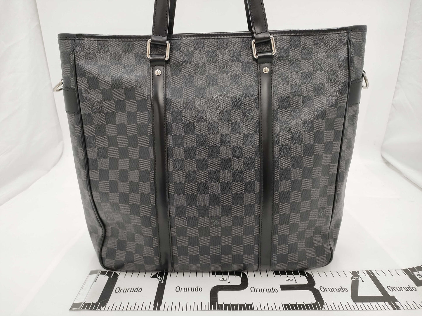 LOUIS VUITTON Damier Graphite Louis Vuitton Damier Graphite Tadao Handbag