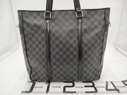 LOUIS VUITTON Damier Graphite Louis Vuitton Damier Graphite Tadao Handbag