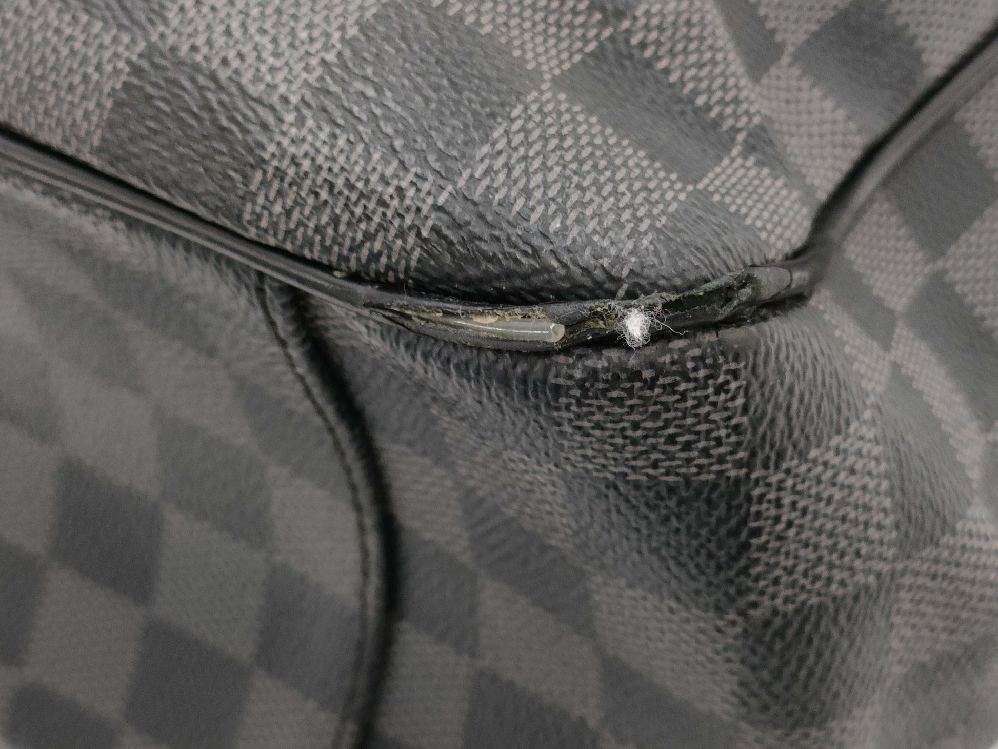 LOUIS VUITTON Damier Graphite Louis Vuitton Damier Graphite Tadao Handbag