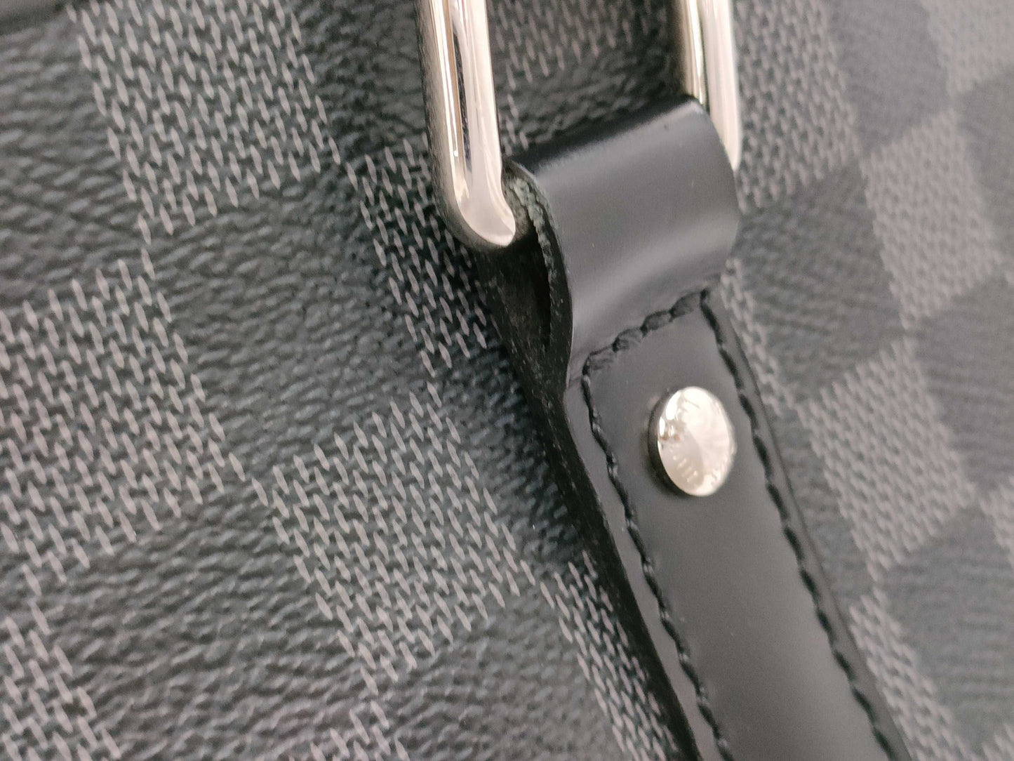 LOUIS VUITTON Damier Graphite Louis Vuitton Damier Graphite Tadao Handbag