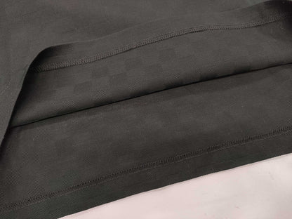 LOUIS VUITTON Damier Mesh T-Shirt, Cotton, Black, Men's, Small
