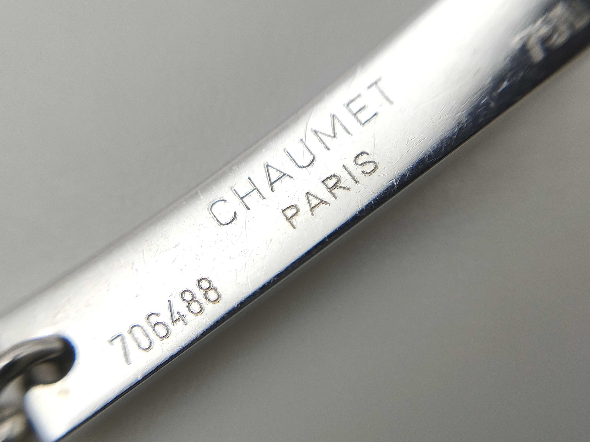 CHAUMET Lien Diamond WG 750 4.7g Bracelet/Bangle 