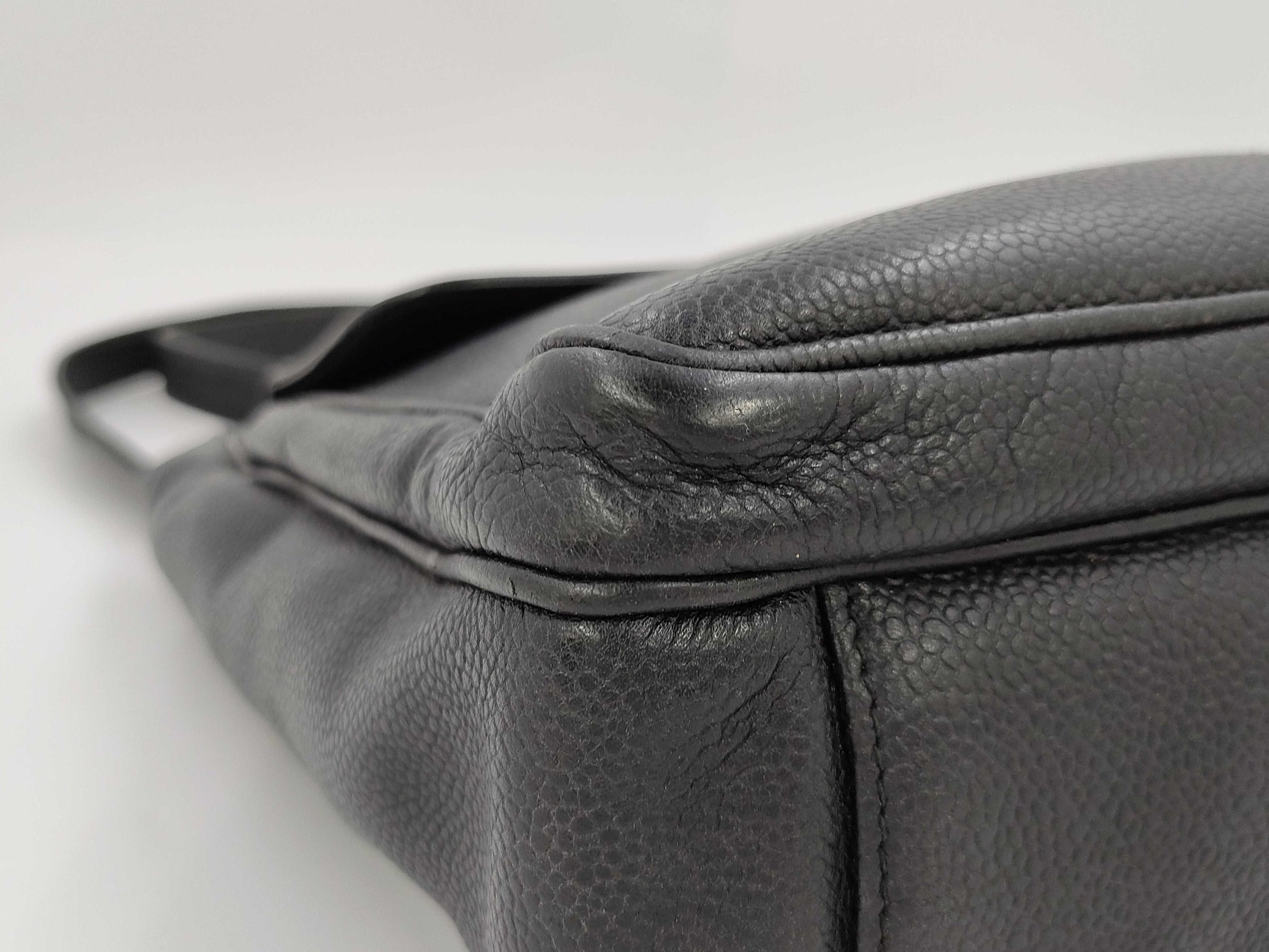 CHANEL Deka Coco Mark Turn Lock Chain Tote Bag