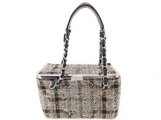  CHANEL CHANEL Vanity Bag Tweed 10831608 Vanity Bag