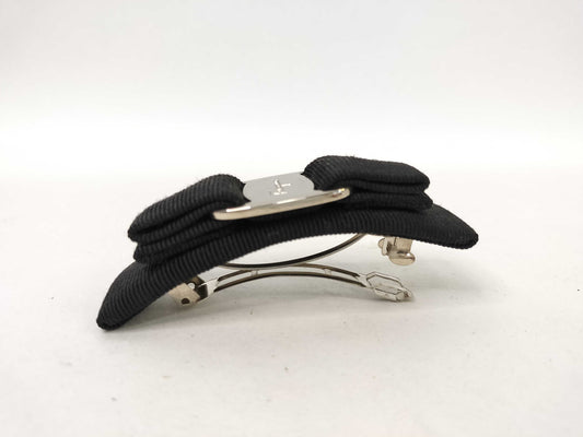 (10311_0123) Salvatore Ferragamo Vara Ribbon Barrette Hair Accessory