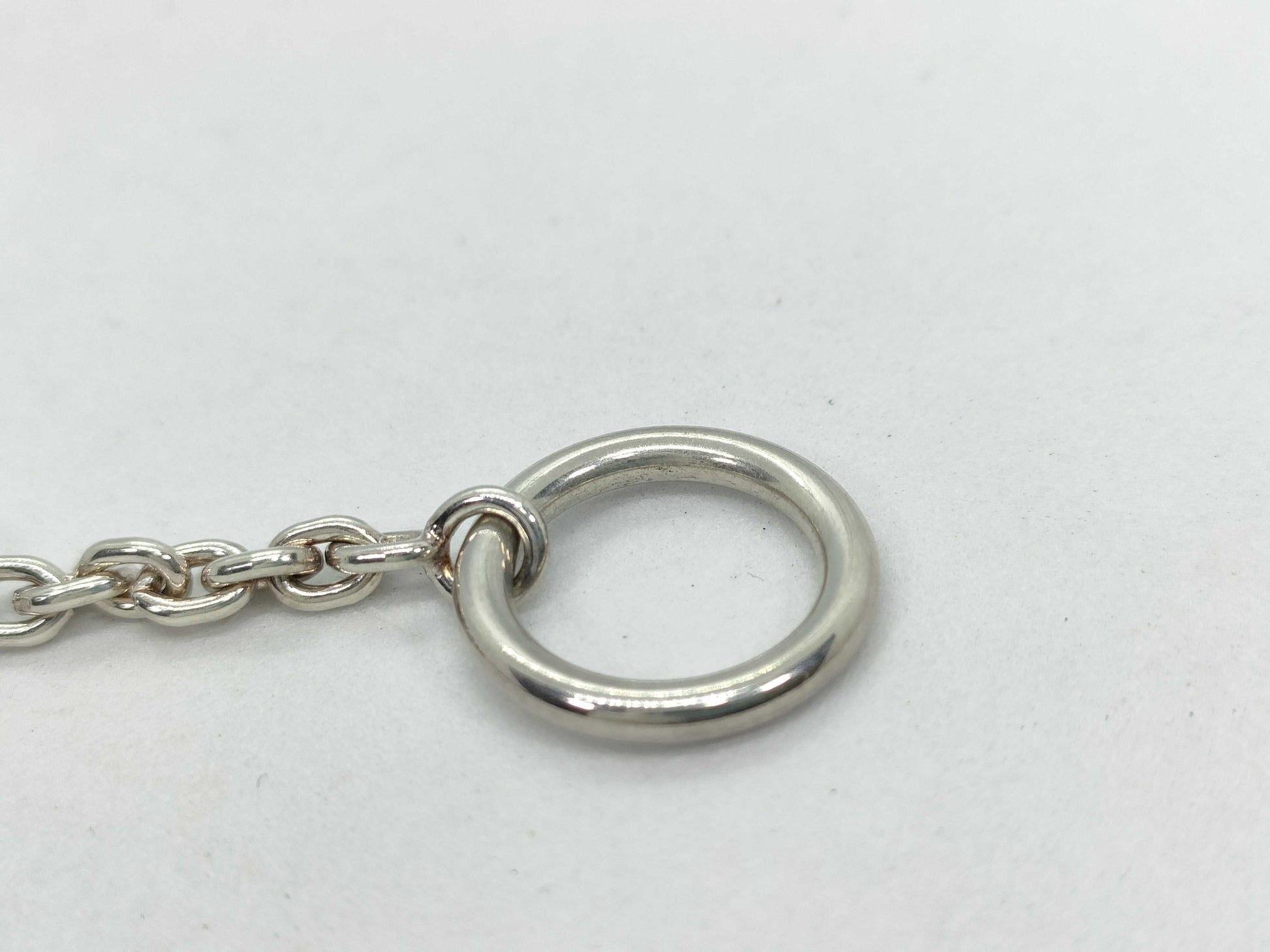 HERMES HERMES Sterling Silver Bracelet Farandoule SV925 LG Bracelet/Bangle