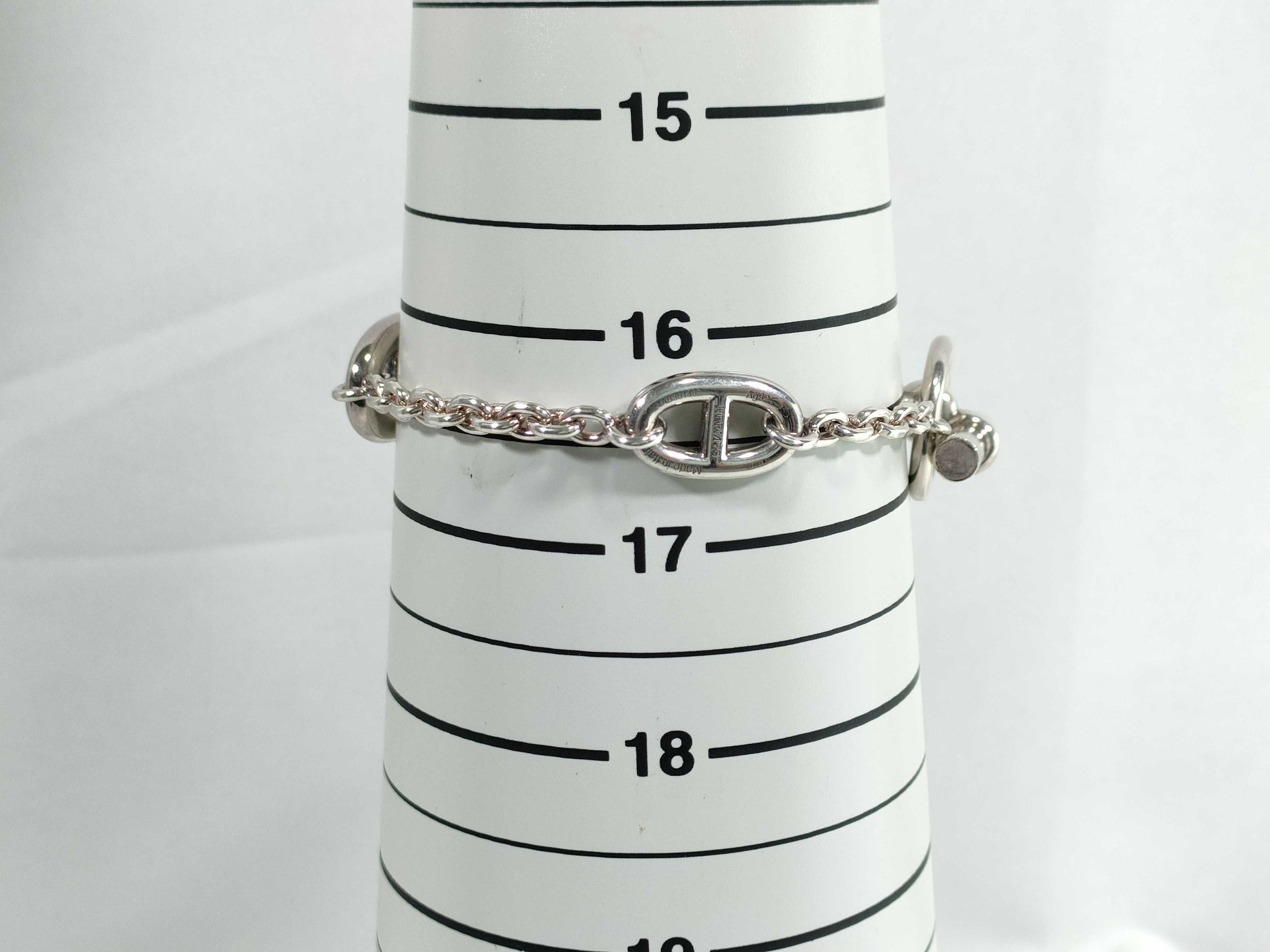 HERMES HERMES Sterling Silver Bracelet Farandoule SV925 LG Bracelet/Bangle