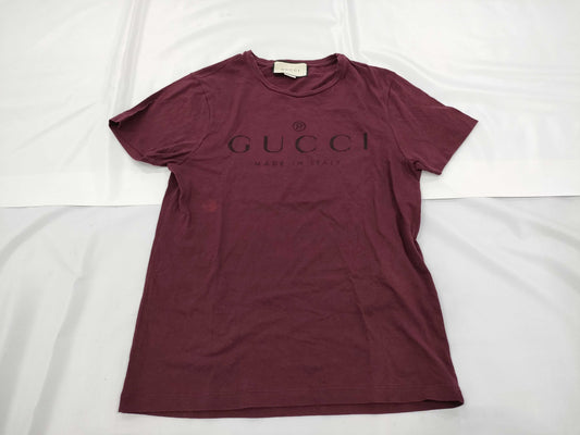 GUCCI Logo T-shirt, Short Sleeve, Current Tag, Size XS