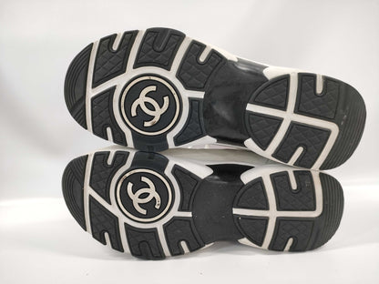 CHANEL Chanel Sneakers Size 36 1/2 with Box and Bag