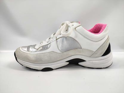 CHANEL Chanel Sneakers Size 36 1/2 with Box and Bag