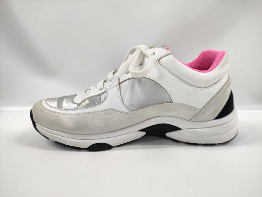 CHANEL Chanel Sneakers Size 36 1/2 with Box and Bag