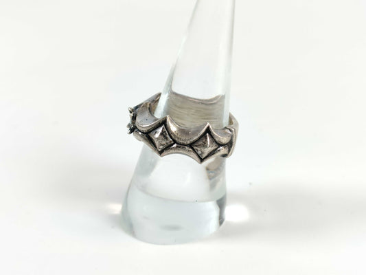 Bloody Mary Colored Stone Ring 925 11.6g