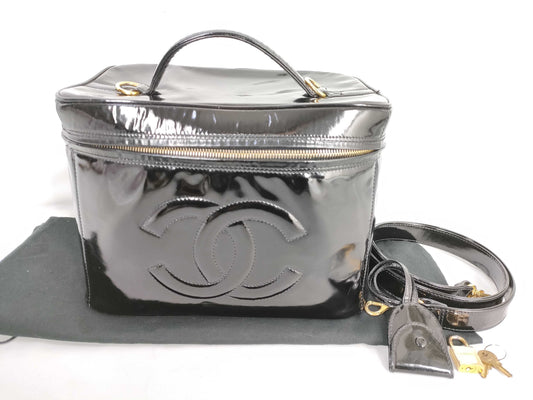 CHANEL Coco Mark Chanel Vanity Bag 2-Way Vanity Bag