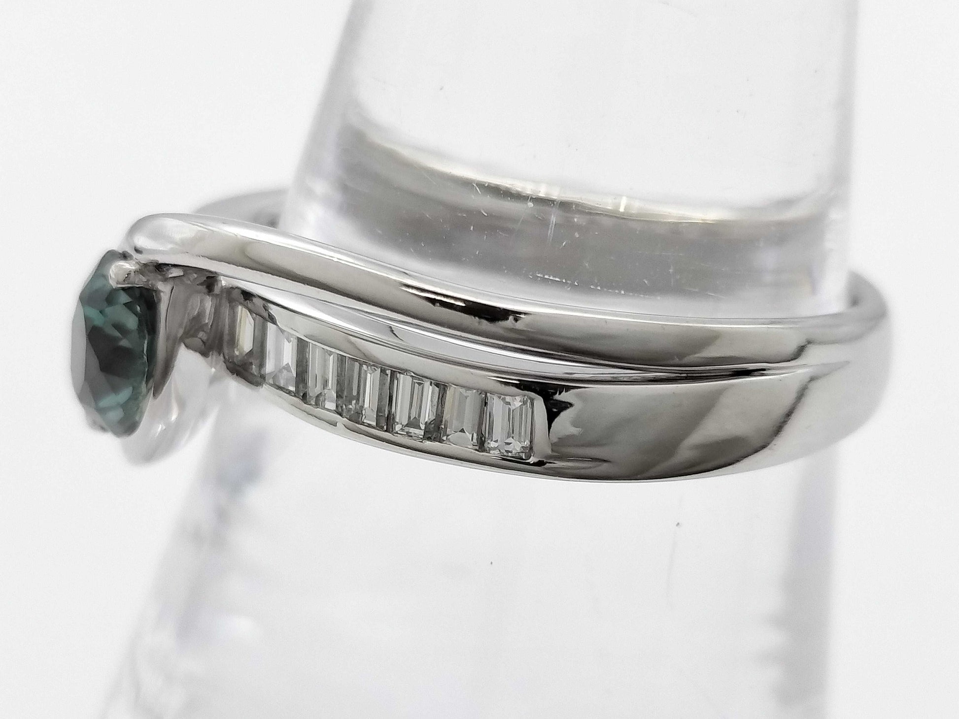 AX 0.72ct D 0.40ct PT900 8.0g Ring 