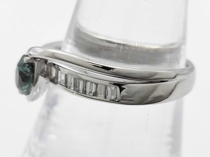 AX 0.72ct D 0.40ct PT900 8.0g Ring 