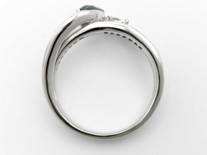 AX 0.72ct D 0.40ct PT900 8.0g Ring 