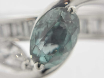 AX 0.72ct D 0.40ct PT900 8.0g Ring 