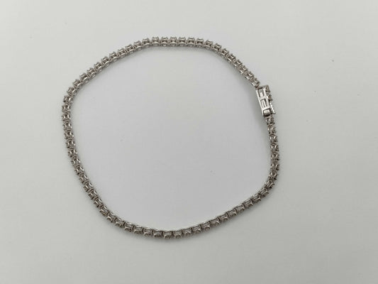 Tennis Bracelet D2.00ct K18WG 4.4g Bracelet/Bangle 