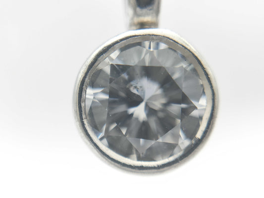 D0.45ct Pt900/850 4.5g Necklace 
