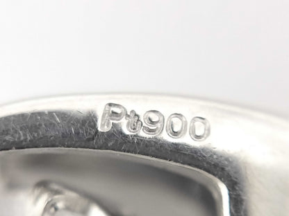 D0.307ct PT900 0.9g Pendant Top 