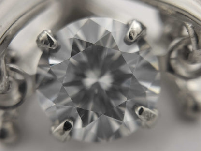D0.307ct PT900 0.9g Pendant Top 