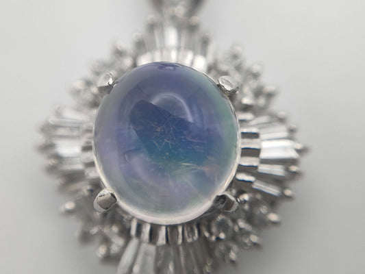 OP 1.41ct D 0.36ct PT900 3.6g Pendant Top 