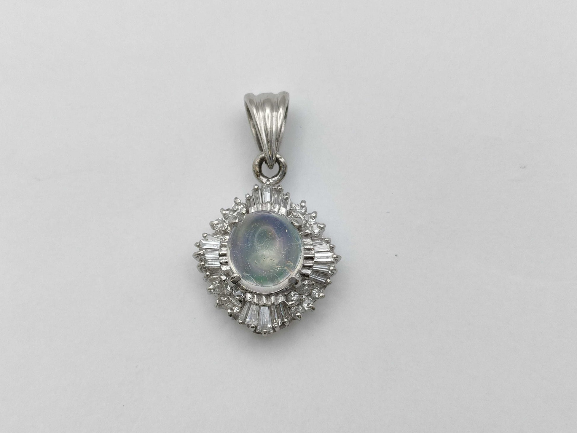 OP 1.41ct D 0.36ct PT900 3.6g Pendant Top 