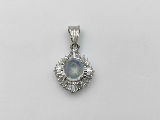 OP 1.41ct D 0.36ct PT900 3.6g Pendant Top 
