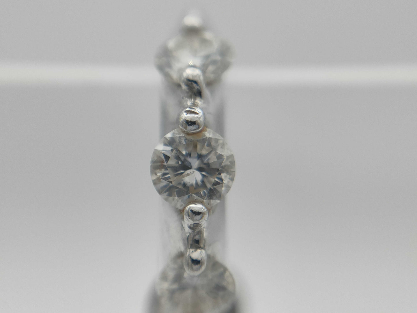 D0.25/0.25ct K18 3.0g Earrings 