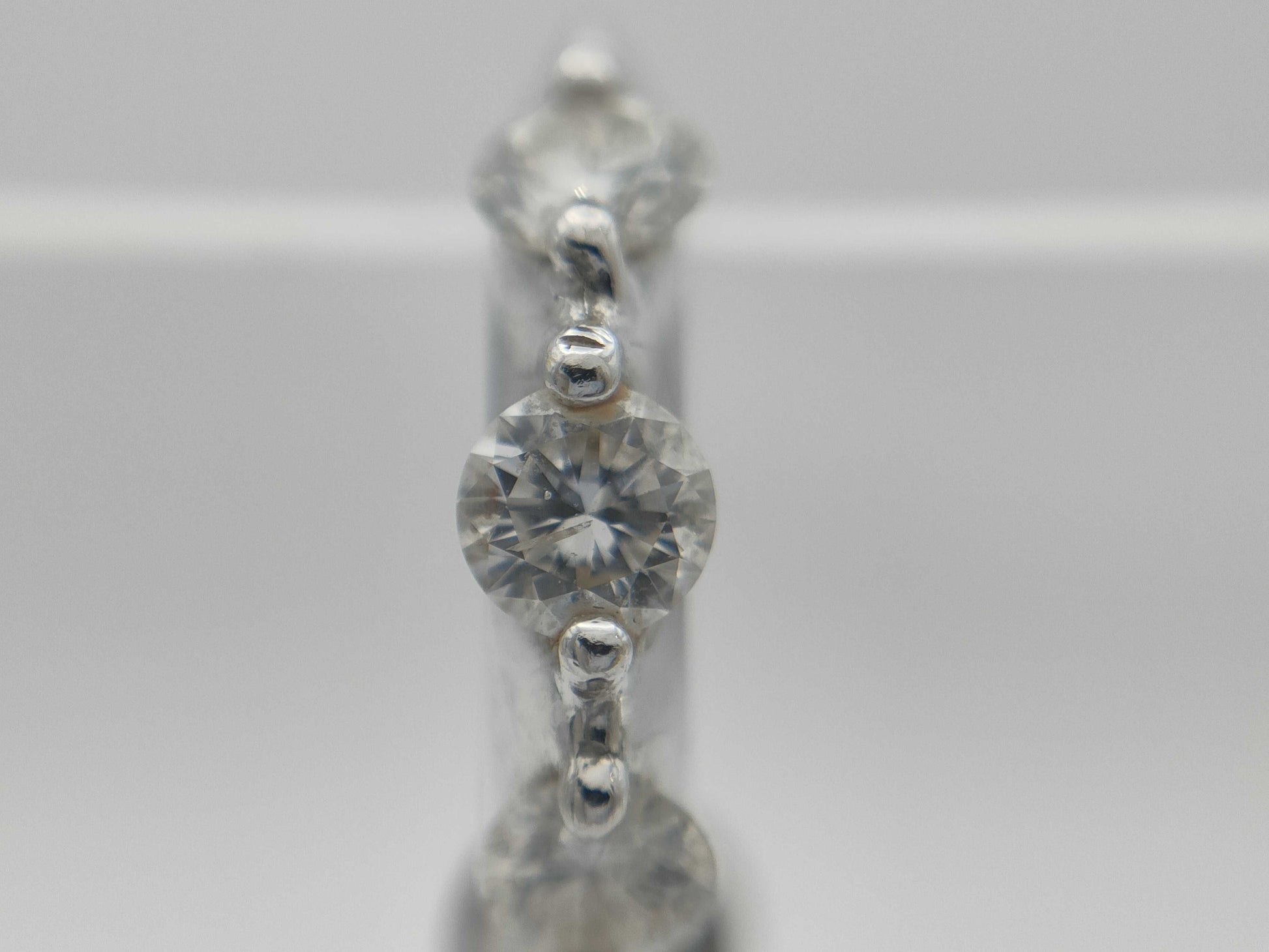 D0.25/0.25ct K18 3.0g Earrings 