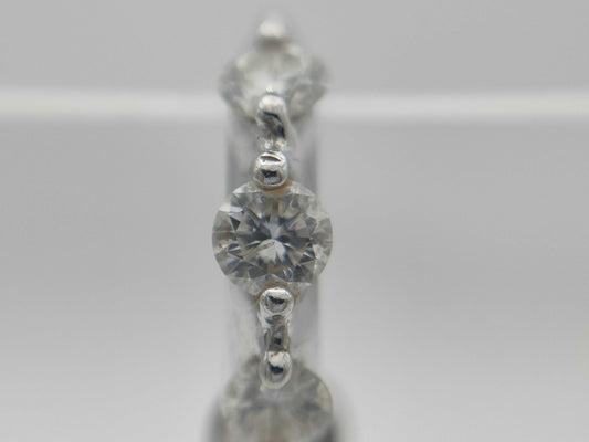 D0.25/0.25ct K18 3.0g Earrings 