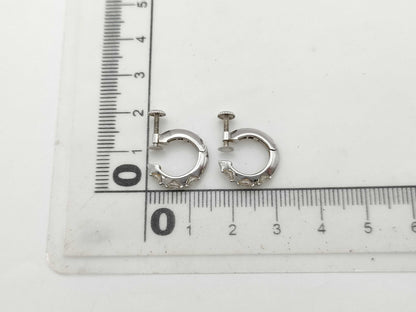 D0.25/0.25ct K18 3.0g Earrings 