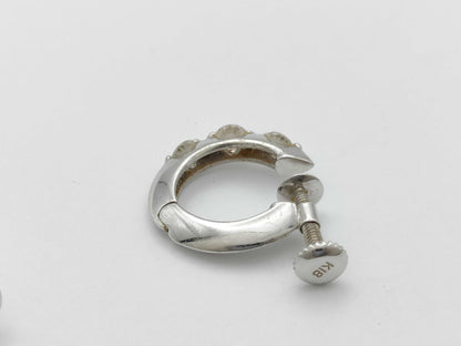 D0.25/0.25ct K18 3.0g Earrings 