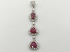 R1.04ct D0.13ct / R1.41ct D0.12ct / R1.37ct D0.12ct PT900 8.6g Pendant Top 