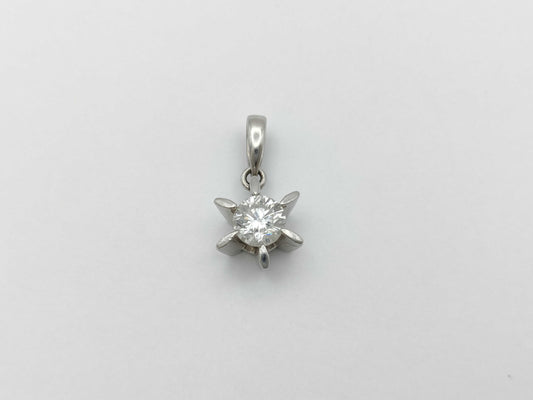 D0.59ct Pt900/850 1.9g Pendant Top 