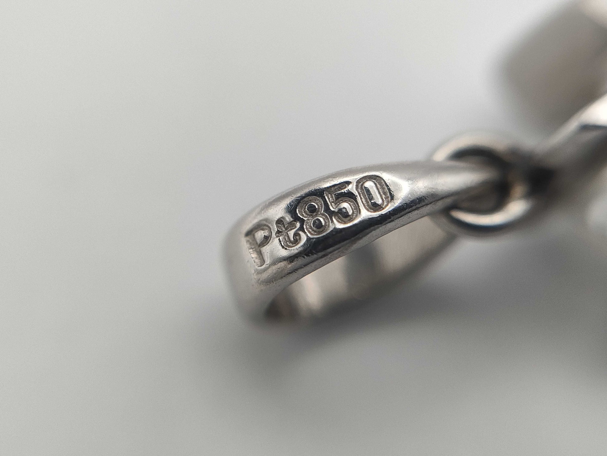 D0.59ct Pt900/850 1.9g Pendant Top 