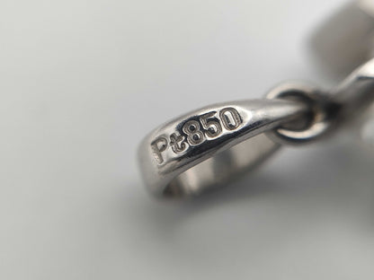 D0.59ct Pt900/850 1.9g Pendant Top 