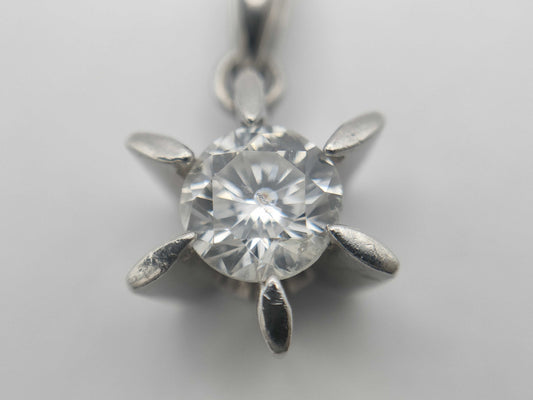 D0.59ct Pt900/850 1.9g Pendant Top 