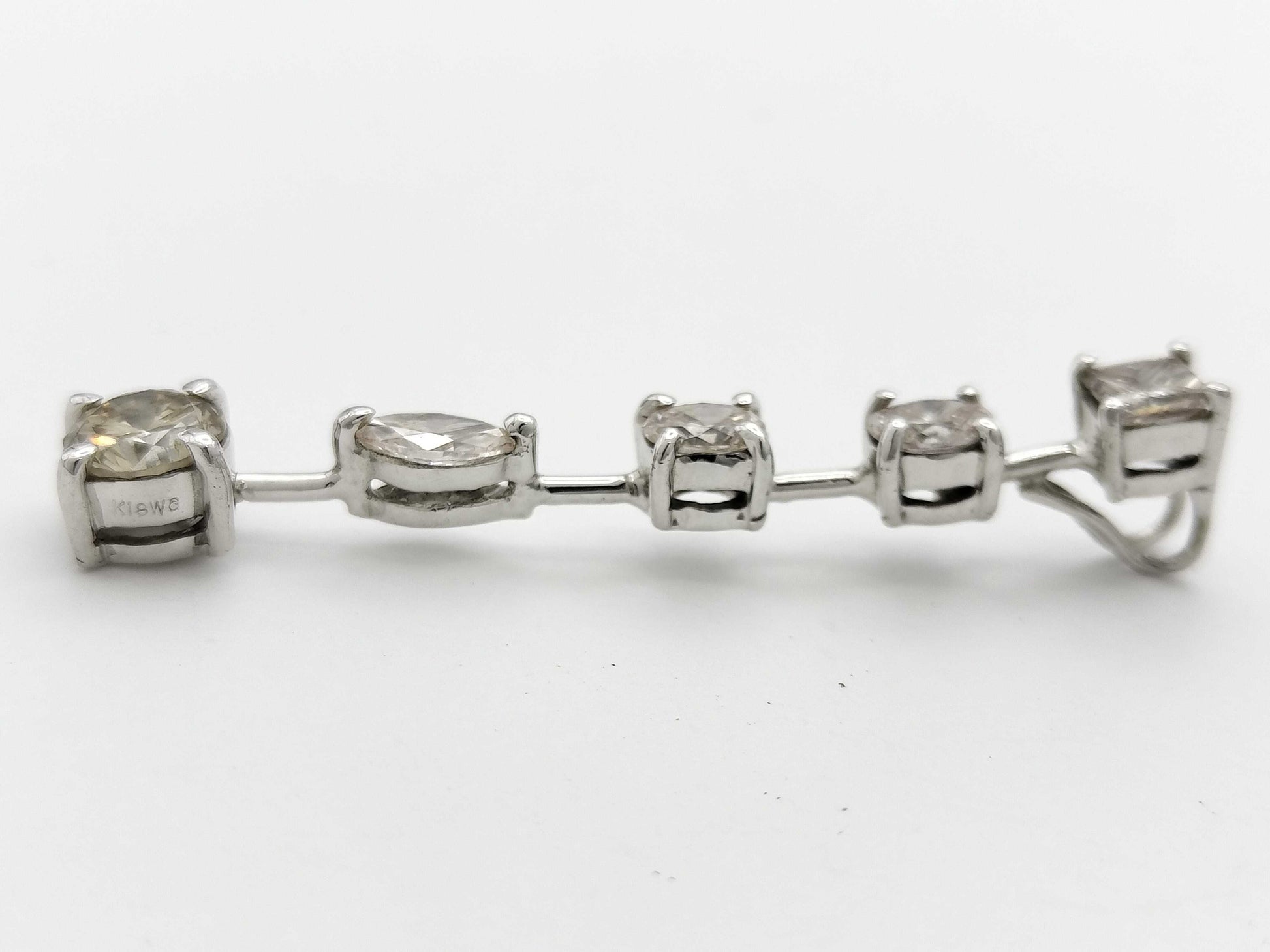 Diamond K18WG 1.6g Pendant Top 