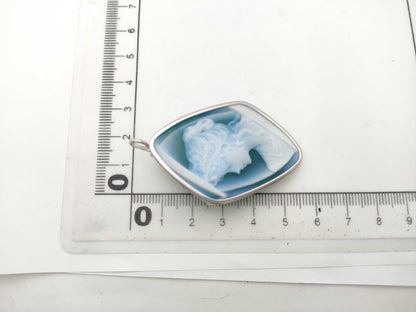 Cameo K14WG 11.6g Brooch 