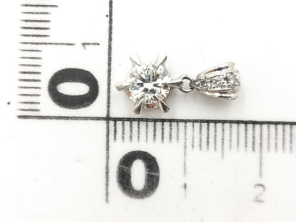 D 0.50ct FD 0.03ct PT900 1.6g Pendant Top 