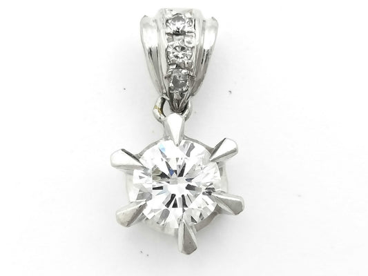 D 0.50ct FD 0.03ct PT900 1.6g Pendant Top 