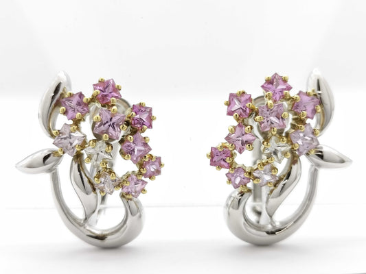 Jeunet S2.39ct 750/585 10.0g Earrings 